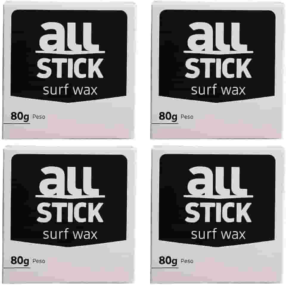 Parafina Surf All Stick 80g Parafina para prancha de surf, longboard, Skimboard, Funboard Kit com 4 und + raspador