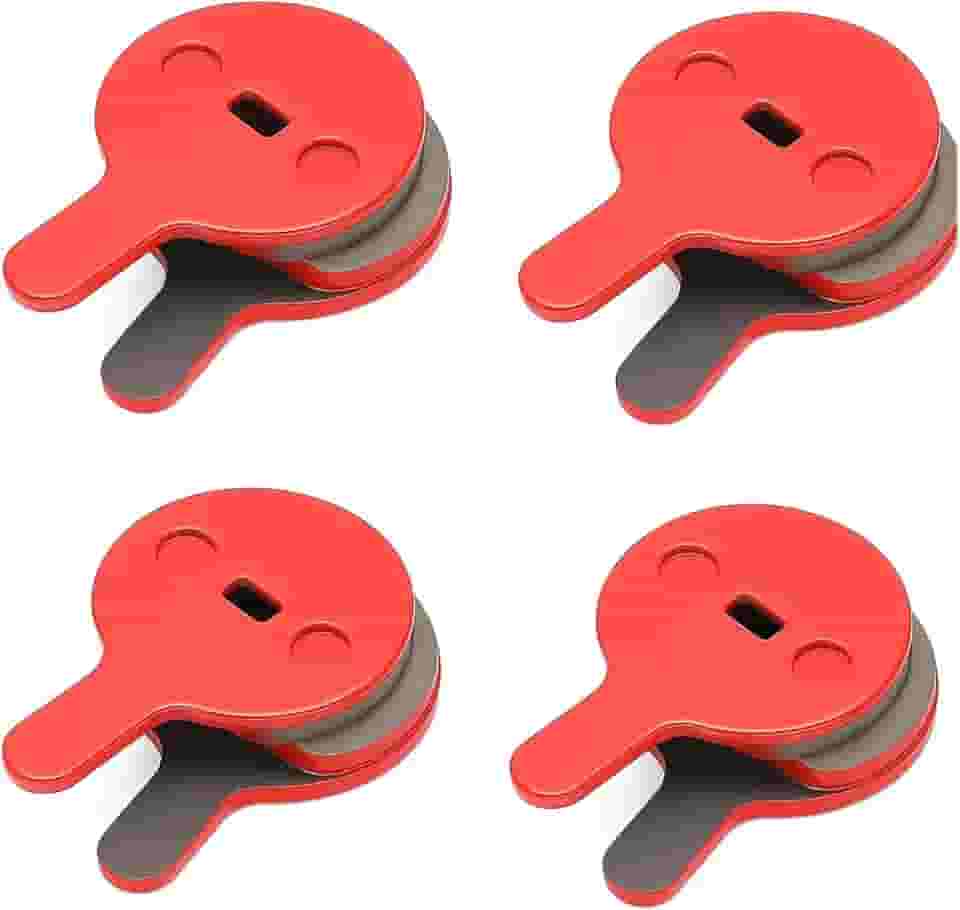 Pastilhas de freio de disco de bicicleta, 4 pares de pastilhas de freio de bicicleta semi metálicas de resina para bicicletas de estrada de montanha BOL BB8