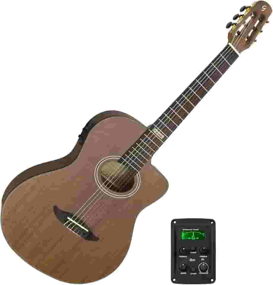 Violao Eletrico Nylon Gnf3 Ceq Ws Satin