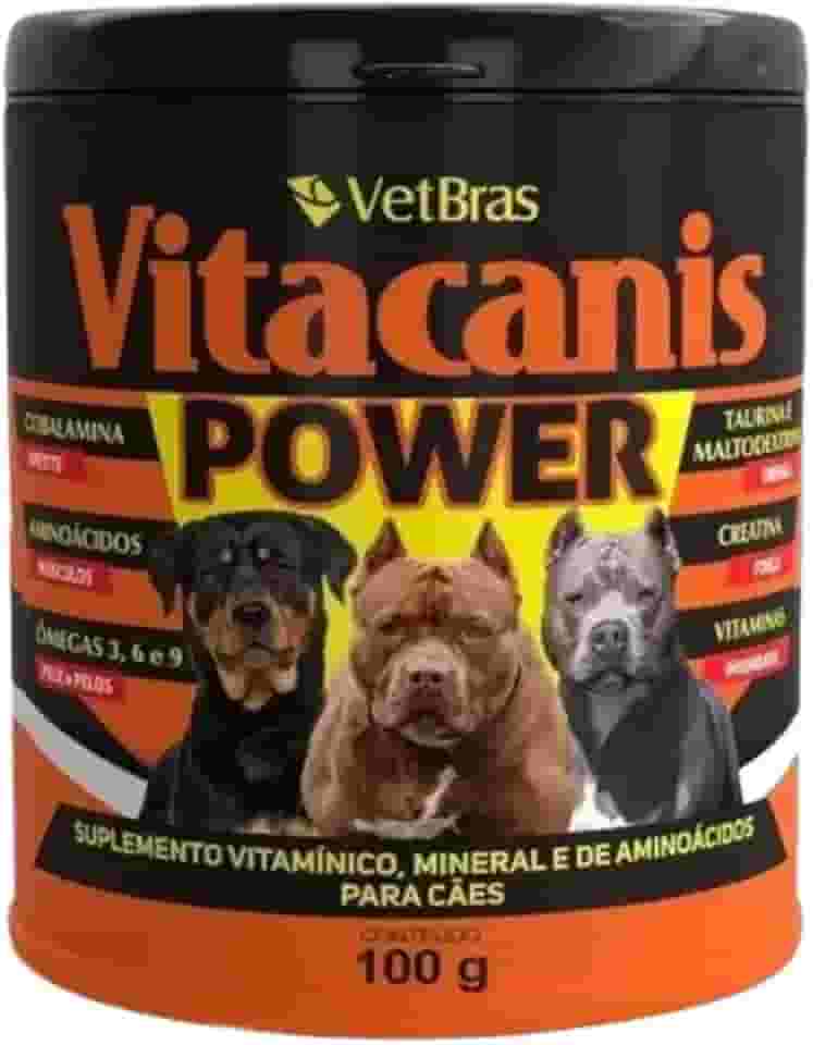 Suplemento Alimentar Para Cães Fortes Vitacanis Power 100g