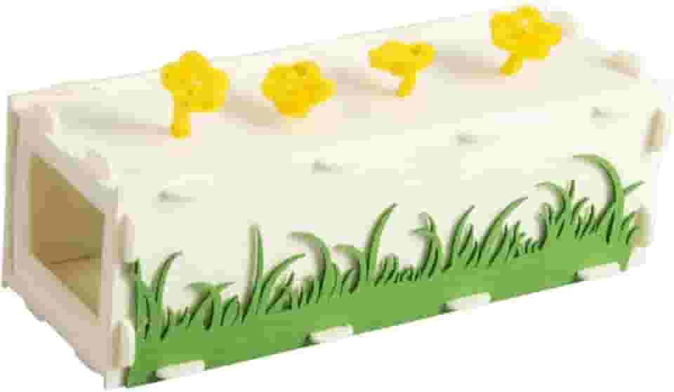 Túnel para hamsters, abrigo para porquinhos-da-índia, design removível e leve para hamster sírio, material de feltro para gerbil, abrigo para roedores, 30x11.5x10cm