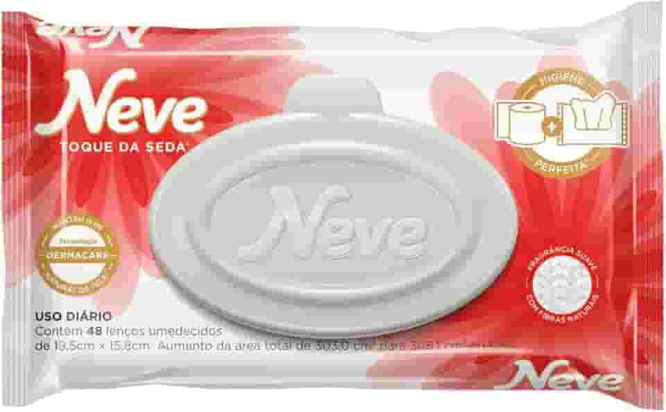 Lenço Umedecido Toque da Seda Neve 48 Unidades