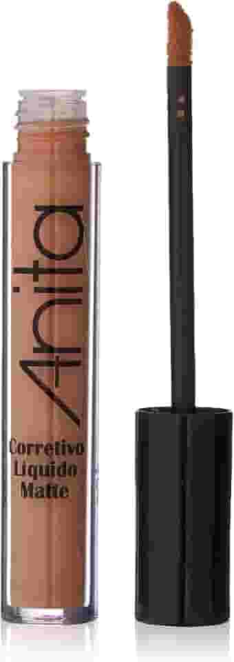 Corretivo Líquido Matte Anita - Alta Cobertura para Olheiras e Manchas - Maquiagem Cosméticos - Cor Médio 5