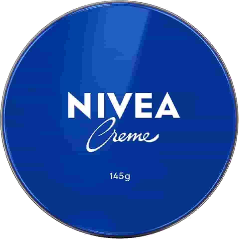NIVEA Creme Lata - Hidratação profunda para as áreas mais ressecadas como cotovelo, calcanhar, joelho, mãos e pés, também protege do frio e cuida da pele tatuada - 145g