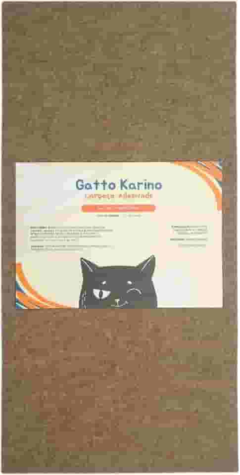 Gatto Karino Carpete Adesivado para Arranhador de Gatos, 30 x 60 cm (Bege)