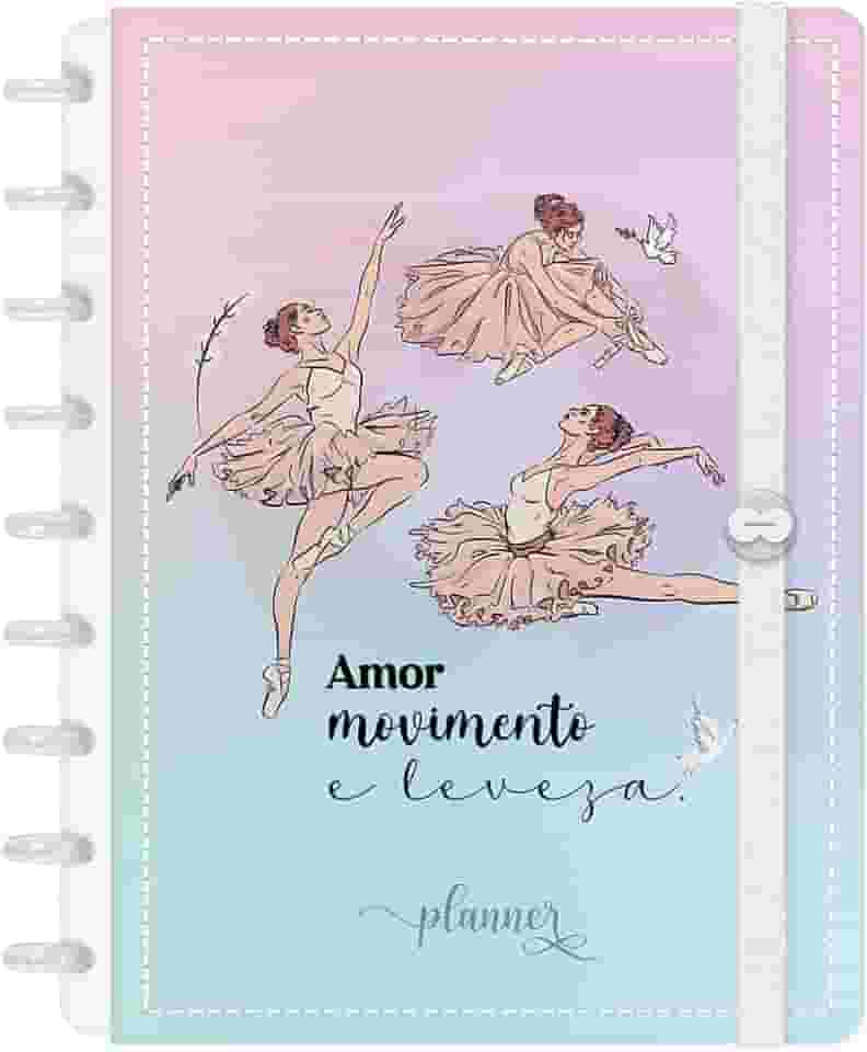 Planner Inteligente 2026 Iscool Disc Datado Voalá Romantic Bailarinas