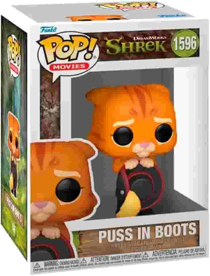 Candide, Funko POP! Gato de Botas, Shrek 30 Anos, DreamWorks - 9 cm