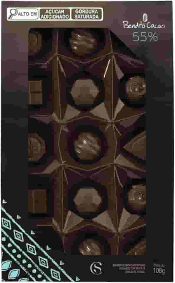 Caixa de Bombons Mini Show Bendito Cacau108g Cacau Show