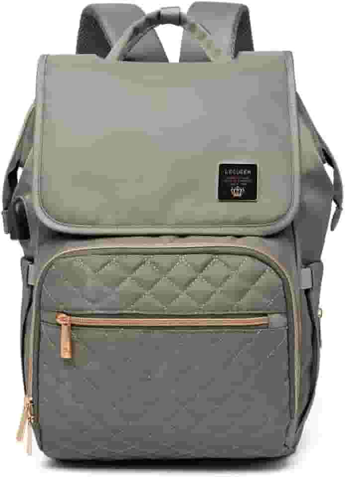 Mochila Bolsa Maternidade Lequeen Grande Multifuncional Trocador Usb