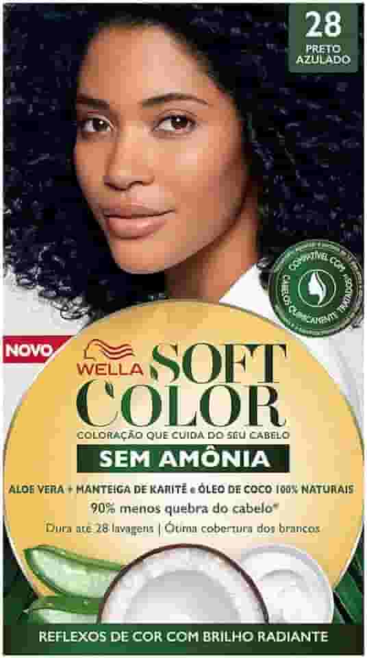 Soft Color Tinta De Cabelo Preto Azulado 28 Preto Azulado 28