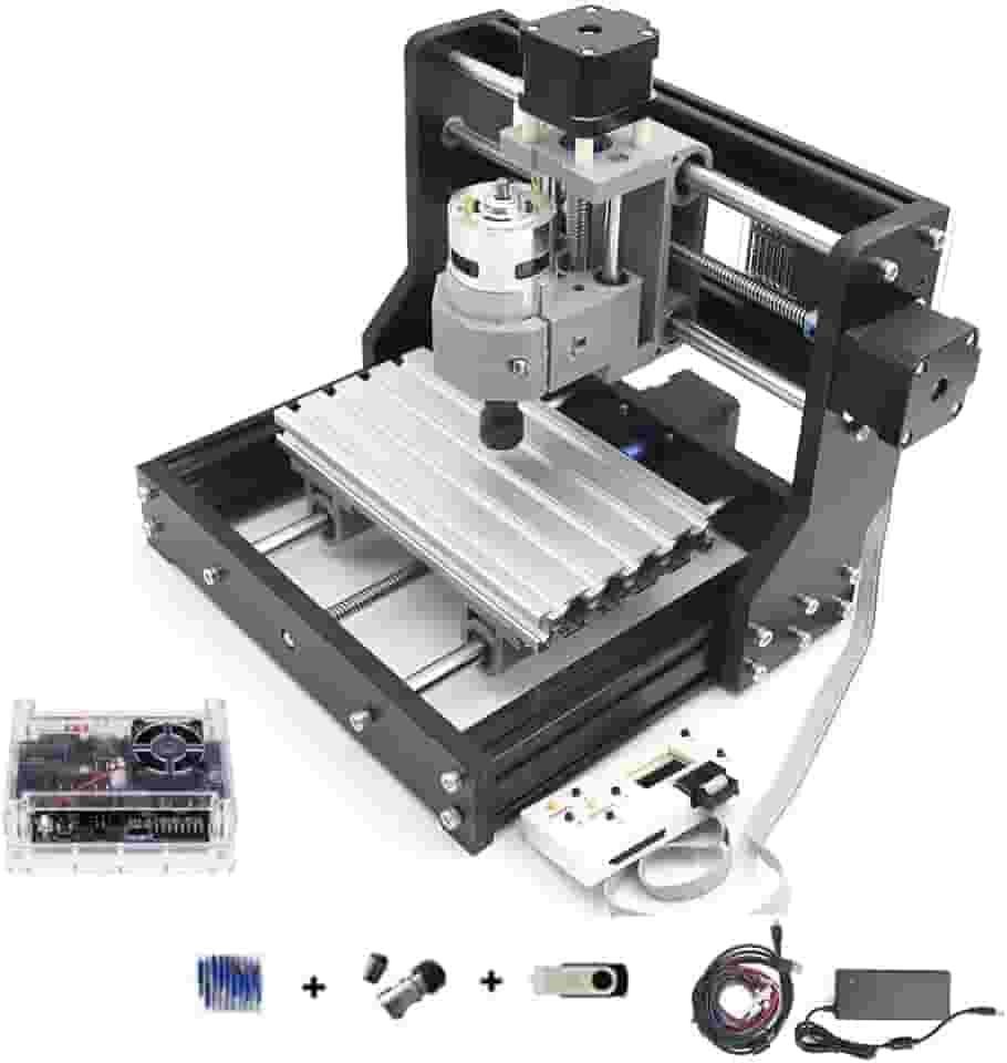 DIY Mini 1610 PRO Fresadora 3 eixos GRBL Control CNC Router Kit Gravar PVC, PCB, madeira roteador gravador Máquina de Gravação CNC1610 Pro com Controle Manual Offline (1610 Pro com Controle Remoto (1610 Pro com controle offline)