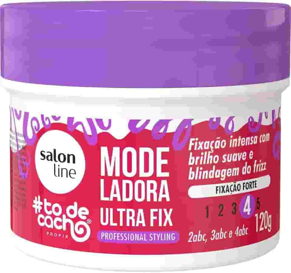 Salon Line, Modeladora Ultra Fix, #TodeCacho, Fixação Forte, Vegano - Para Cabelos Ondulados, Cacheados e Crespos, 120g