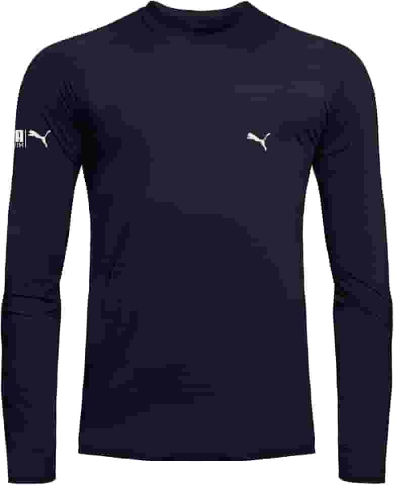 Camiseta Térmica Puma Manga Longa Segunda Pele Masculina Academia Proteção UV 50+ Fio LYCRA®