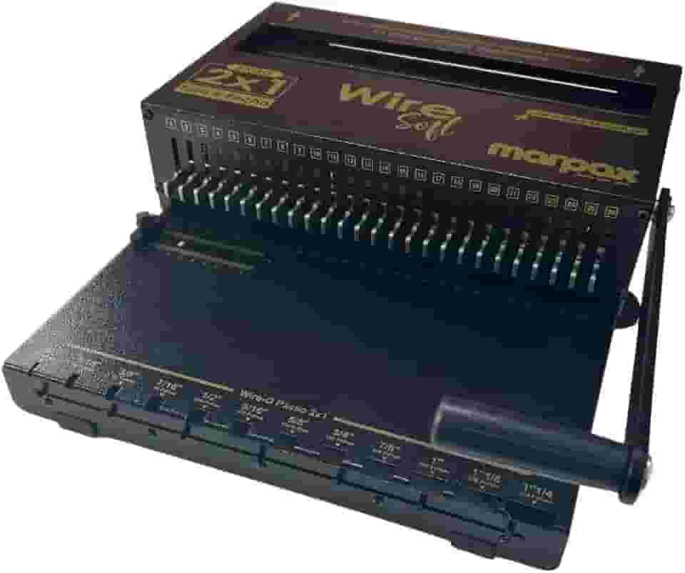 Encadernadora Wire-o 2X1 Black Soft Conjugada Manual 15fls