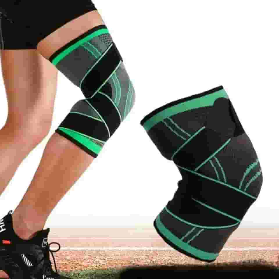 Joelheira De Compressão Para Articulação Dores Ortopédica Recuperação - ideal para corrida, academia, futebol, caminhada, cross training e volei