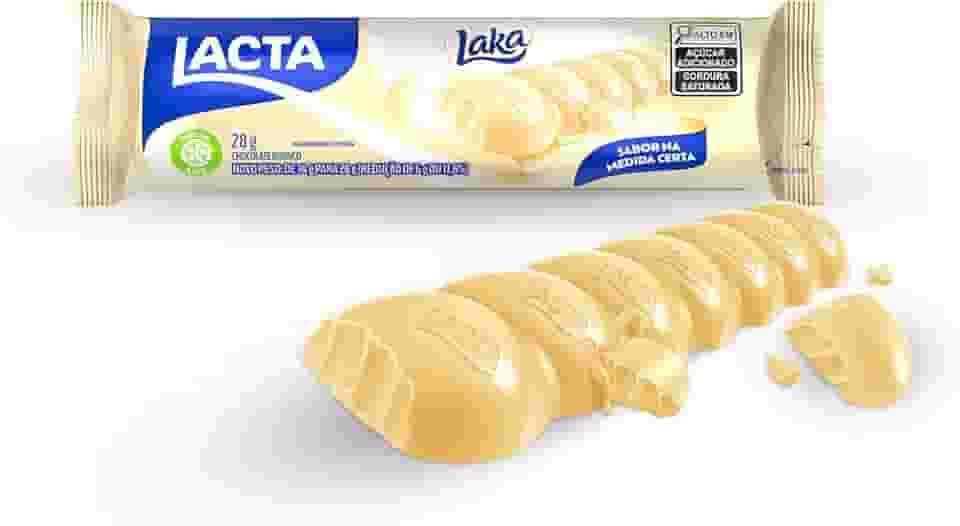 Chocolate Branco Lacta Laka Pacote 28g
