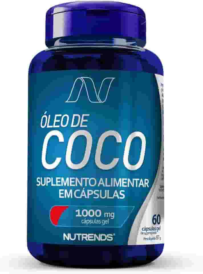 Nutrends Óleo De Coco 1000Mg 60 Cápsulas