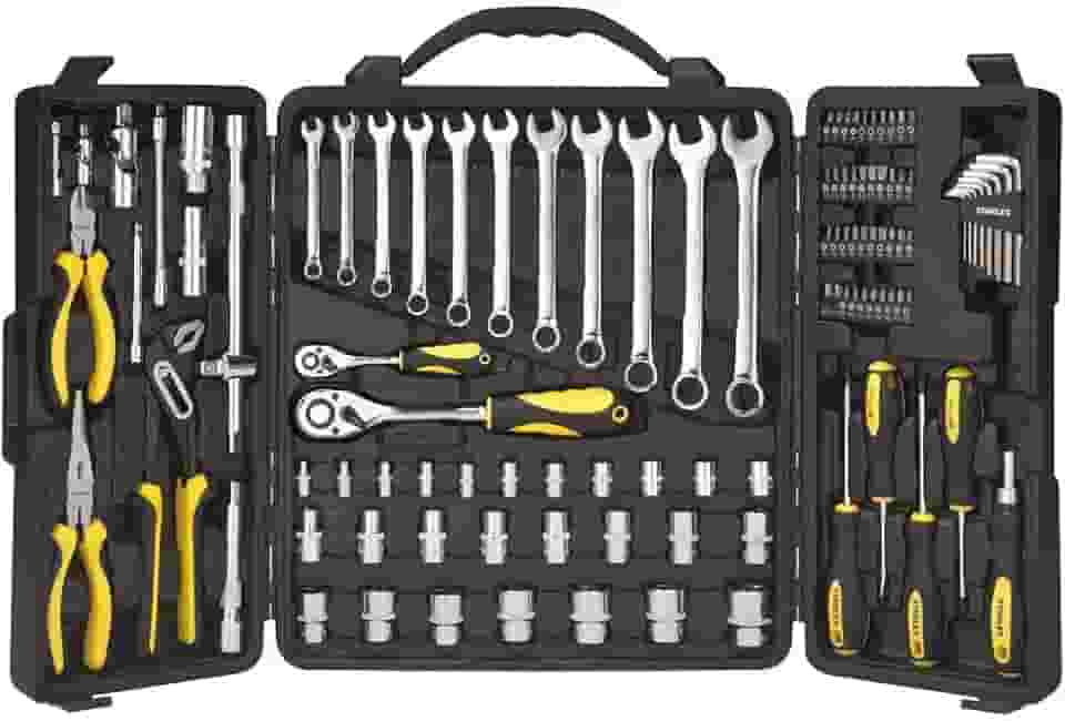 STANLEY Mala de Ferramentas STMT81244 110 Peças com Jogo de Chaves Fenda e Philips