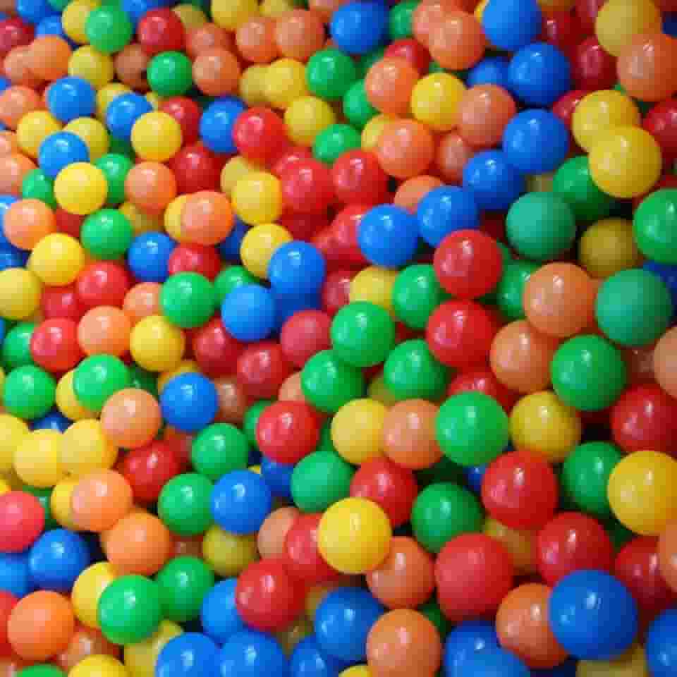 Brinquedo Infantil Pacote Bolinhas Coloridas Para Piscina De Bolinha / 50 Unidades