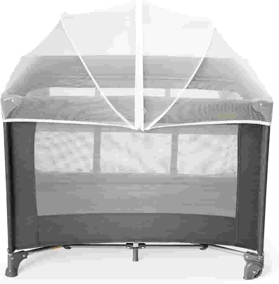 MaxiBaby Berço Portátil Infantil Cercado 0-15kg Lazy Grafite