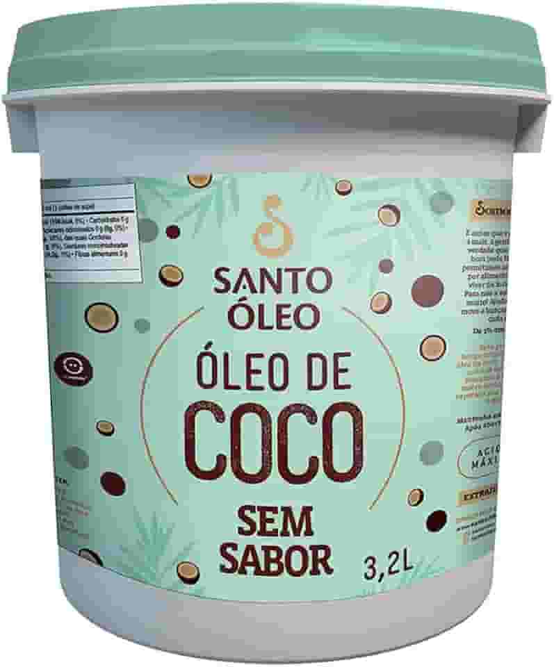 Óleo de Coco Sem Sabor Balde 3,2L