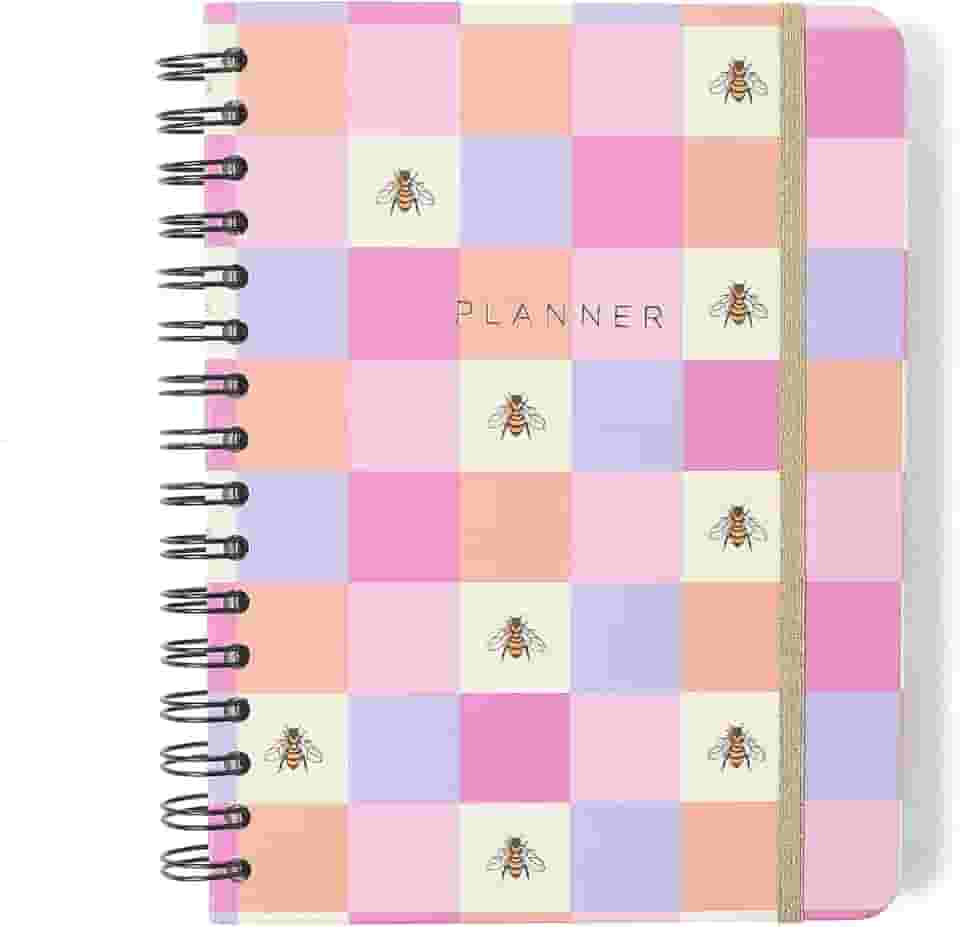 PLANNER PERMANENTE WIRE-O MELISSA SEMANAL NOTAS A5 CASINHA DAS ABELHAS