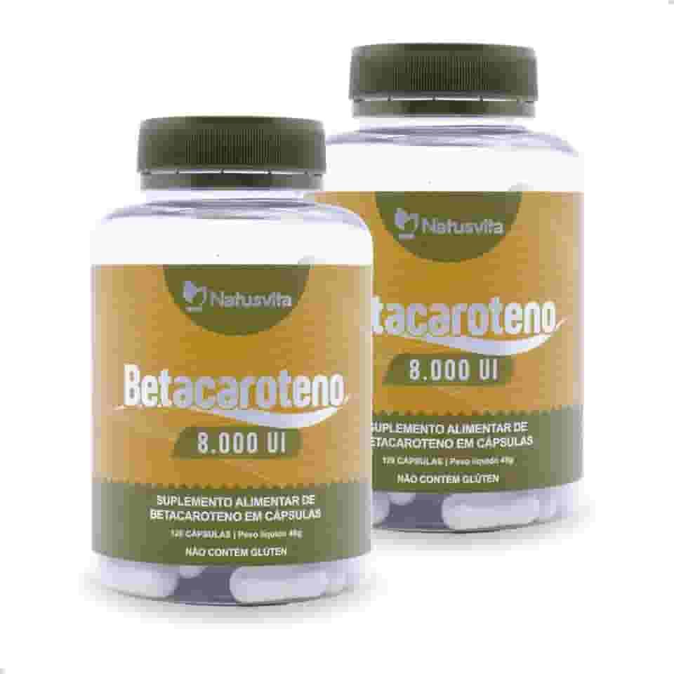 Kit 2und 240 cápsulas Betacaroteno 8.000 UI (8X + Concentrado)