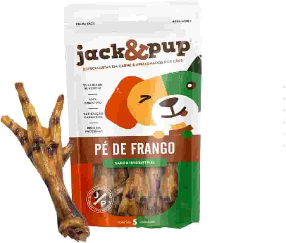Pé De Frango Pe de Galinha Saboroso Petisco Snack Para Cães Petisco Para Cachorros - Jack & Pup