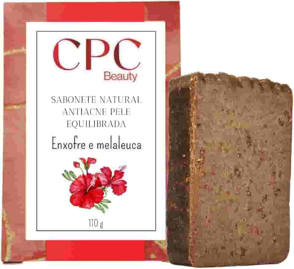 Sabonetes Artesanais Naturais CPC Beauty (1 unidade, Xô acne - Enxofre e melaleuca)
