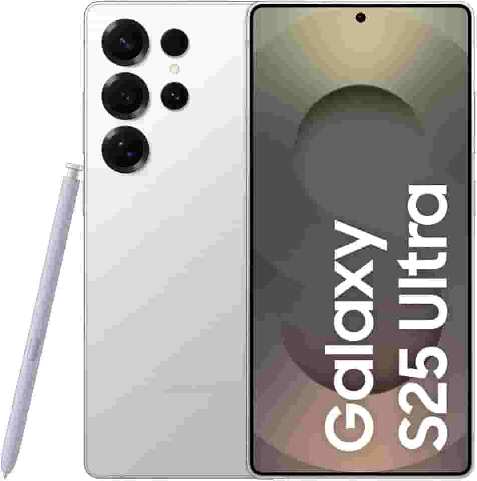 Celular Samsung Galaxy S25 Ultra 5G, 256GB, 12GB RAM, Câmera Quádrupla de 200+50+10+50, Tela Grande de 6.9", Titânio Prata