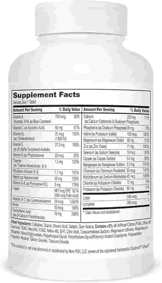 Multivitamínico Sentry Senior +50 anos - 265 Tabs Importado