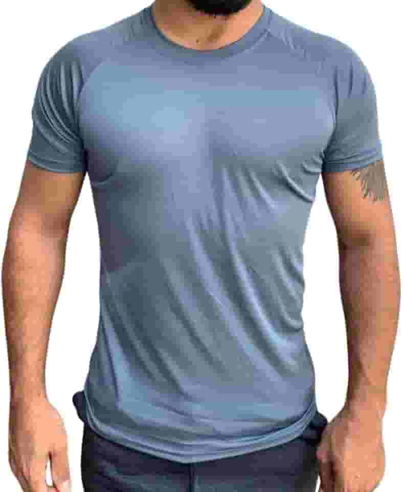 Camiseta Esporte Treino Academia Básica Masculino 100% Poliéster