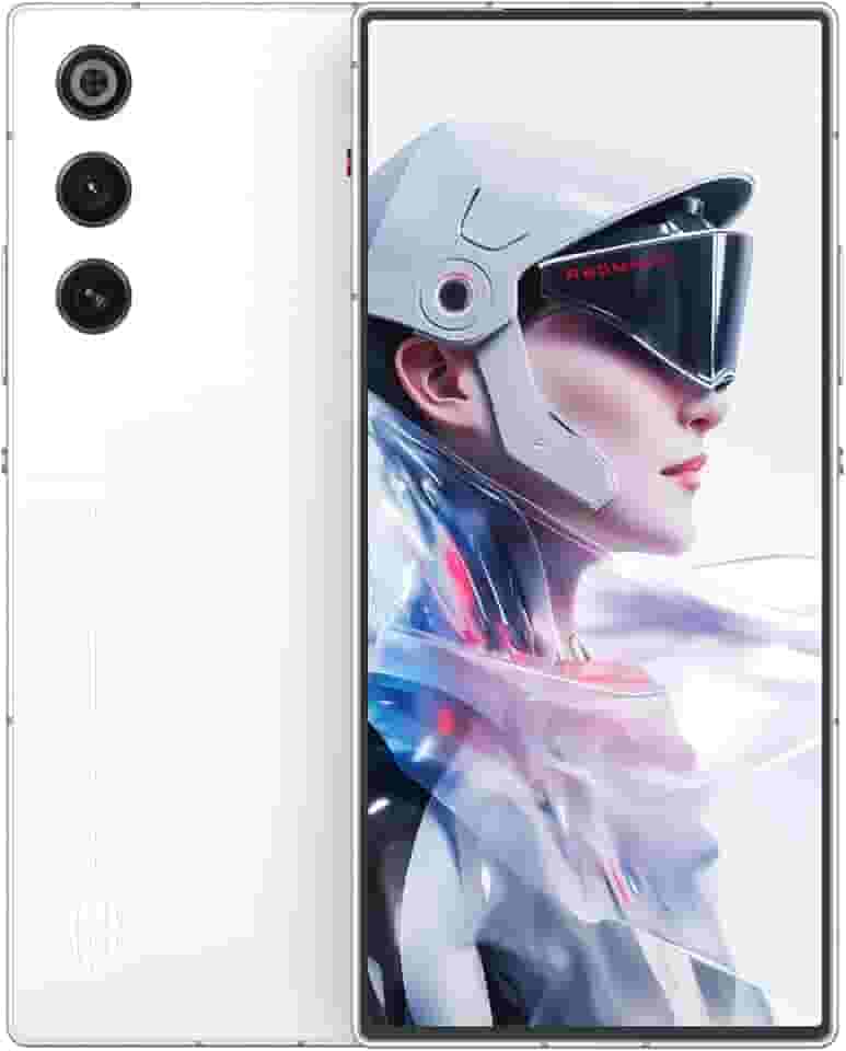REDMAGIC 10 Air 120Hz Telefone para jogos, 5G Android Smartphone, 16GB RAM+512GB ROM, Snapdragon 8 Gen 3, 6.8" AMOLED Tela cheia, FHD+, 50MP Câmera, Dual-Sim, Celular desbloqueado Branco