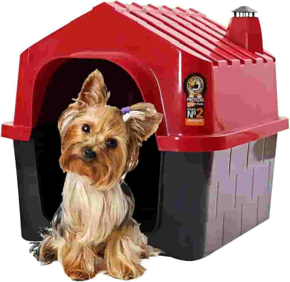 Dura Pet Casa de Cachorro DuraHouse N.2 Vermelha, Vermelho