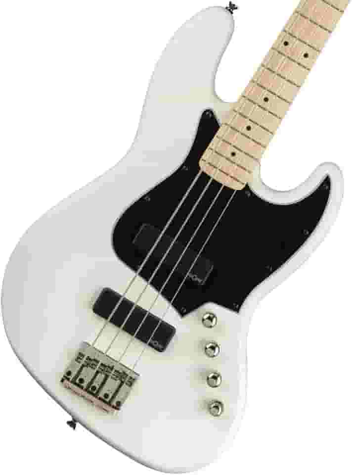 Fender Squier Por Contemporary Active Jazz Bass Hh, Maple Fingerboard, Branco Liso