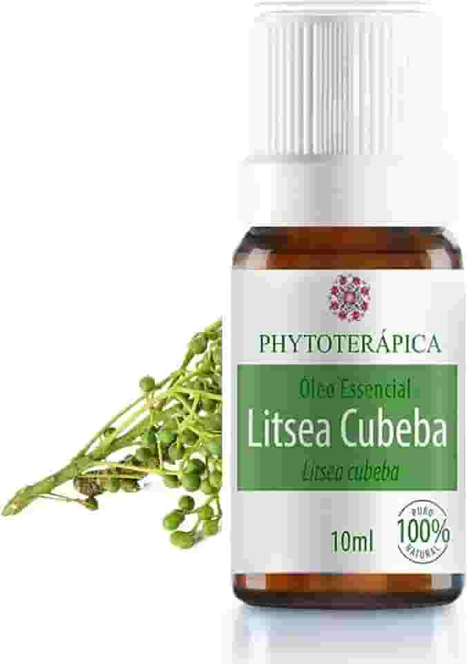 PHYTOTERAPICA- Óleo Essencial Litsea Cubeba, May Chang -Para Difusor, Massagem, Aromaterapia -Relaxante, controla explosão de humor, diminui oleosidade da pele -100% Puro, Natural -Cítrico,Frutal,10ml