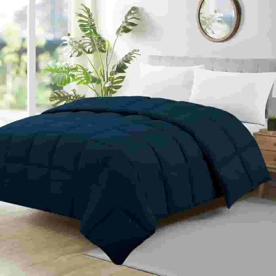 Camesa Edredom Ecopluma Toque de Pluma King Size 280x260cm - Marinho
