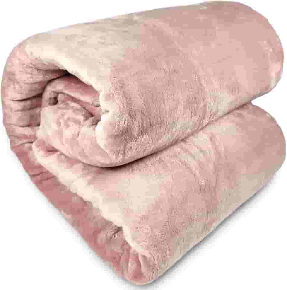 Cobertor King Corttex Lumini Super Soft Alta Gramatura 300g 2,40 x 2,60 - Manta Microfibra Poliéster Toque Seda Macio Grosso (Rosa Rosé)
