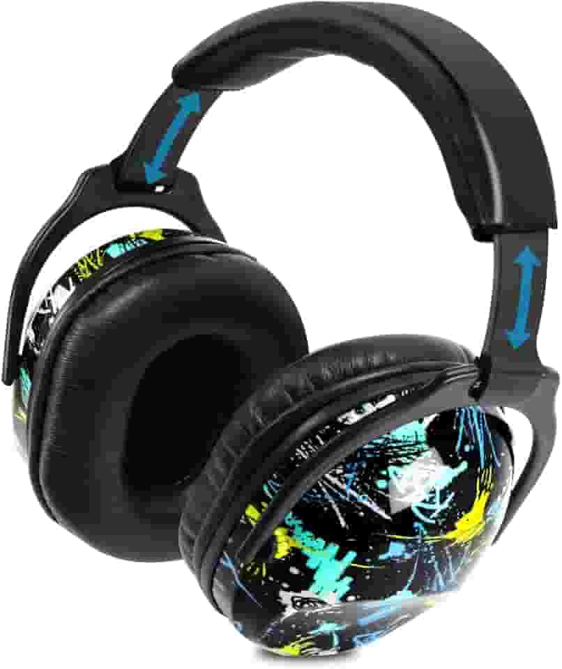 Abafador de Ruidos, Protetores de Ouvido Dobráveis, Azul, Taxa de Redução Do Ruído 22db, Abafador de Ouvido, Abafador de Som, Abafador