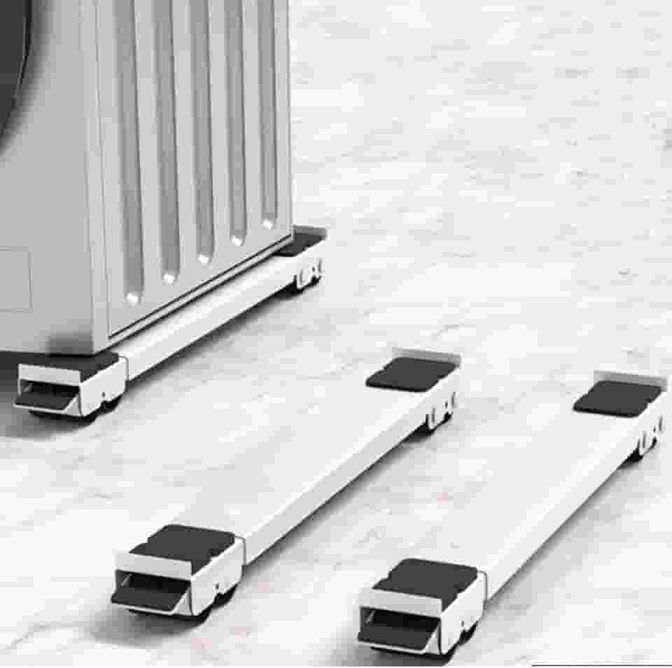 Suporte com Rodinhas para Eletrodomésticos Reforçado Ajustável