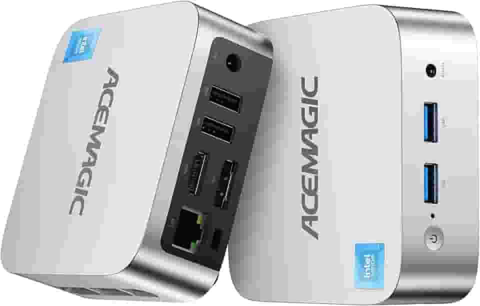 ACEMAGIC N150 Vista Mini Pc V1, Twin Lake N150 (Beat N100/N95, Até 3,6 Ghz), 16 Gb Ddr4 Ram 512 Ssd Mini Computadores, 11 Pro Desktop 4K Dual Display/Hdmi/Wifi/Bt/Lan Para Casa/Escritório