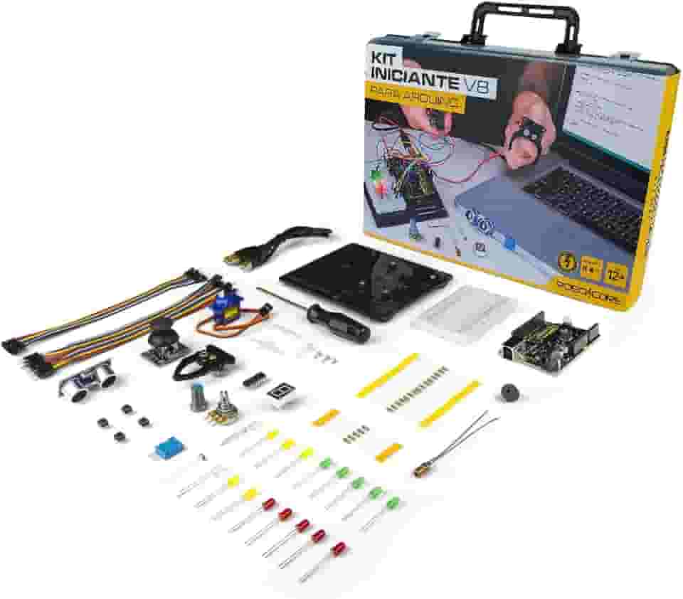 Kit Iniciante V8 para Arduino com BlackBoard UNO R3