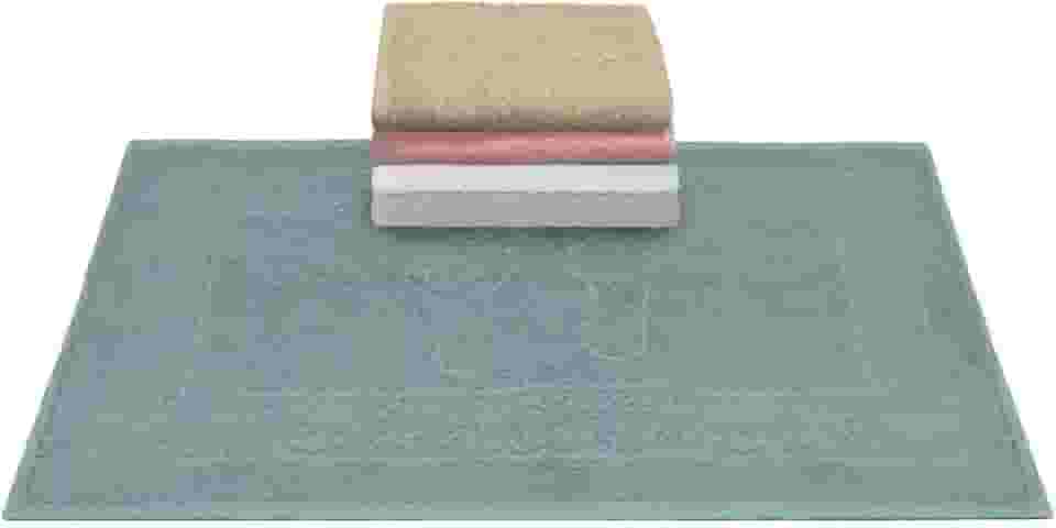 Kit 5 Tapetes Piso Atoalhado de Banheiro Sublime p/Secar es - Saida Box (Cores Claras)