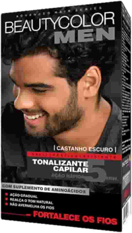 Beautycolor Men Tonalizante Gel Sem Amônia Kit Men Castanho Escuro