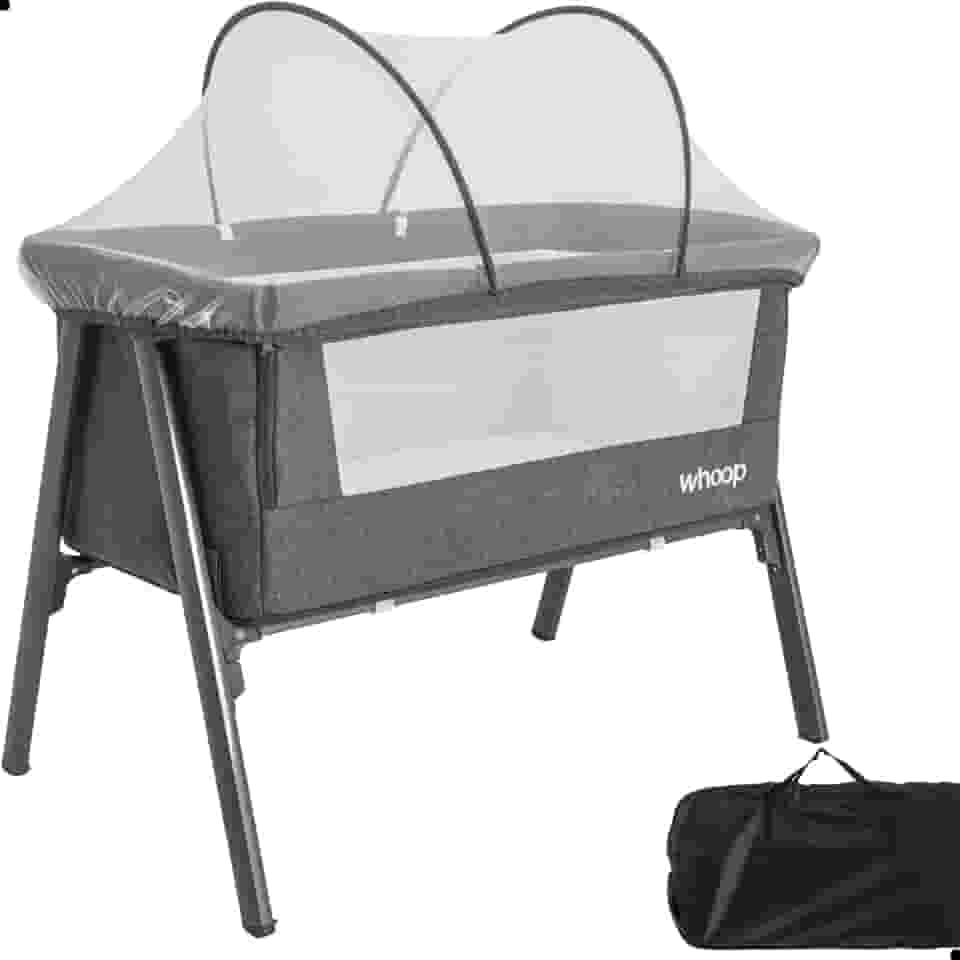 Berço Portátil Infantil Encaixa Na Cama Lado A Lado Moises - Benibee Sleep (MELAGE GRAFITE)