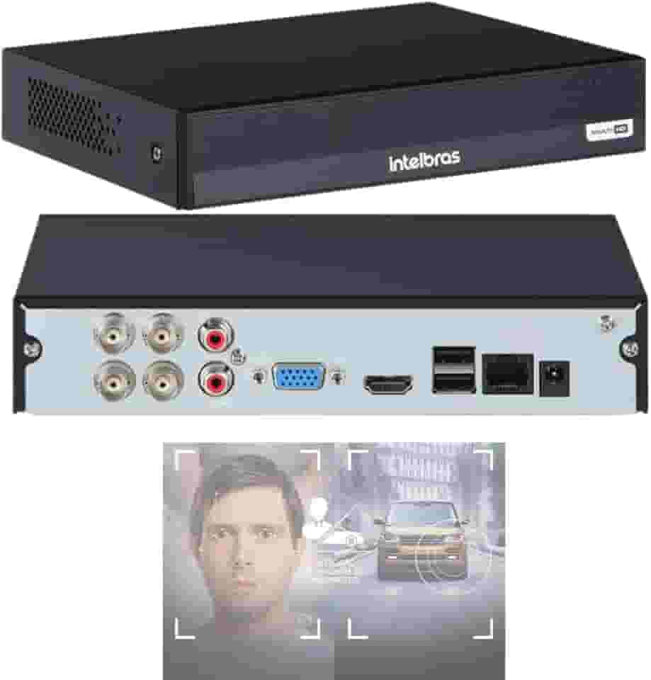 DVR Intelbras 04 Canais 4x1 2MP MHDX 1104-C