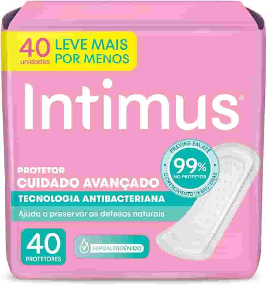 Protetor Diário Intimus Antibacteriana - 40 unidades