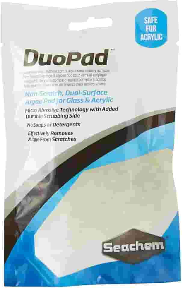 Seachem Duo Algae Pad – esponja para limpeza de vidros e acrílicos em aquários