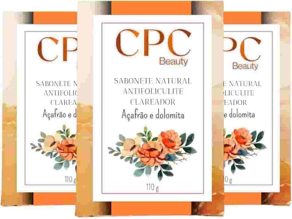Sabonete Natural Depilatório e Anti Foliculite com Açafrão e Dolomita CPC Beauty (3)