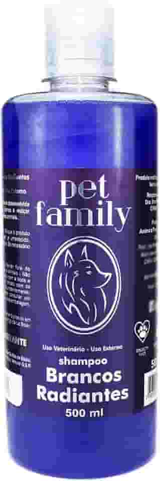 Shampoo Branqueador Pet Para Cães E Gatos Pelos Brancos 500ml Matizador Profissional Banho Tosa